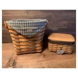 Two Longaberger Baskets, September 98- Coin