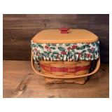 Longaberger Christmas Collection Cranberry Basket