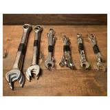 Assortment of Wrenches Various Sizes & Brands