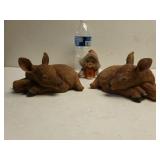 Deer And Gnome Figures