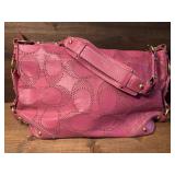 Pink Purse Marked Coach In Many Places