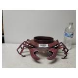 Metal Crab Garden Planter
