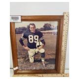 Football Player Signed Photo - Framed