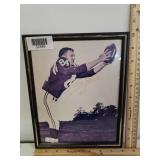 Football Player Signed Photo- Framed