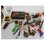 Misc Tool Lot To Include Hose Nozzle, Hammer