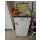 Shop Cabinet Table With Vise