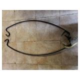 (2) Steel Crooked Plant Hangers - Clamp To Deck