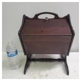 Vintage Sewing Cabinet With Contents