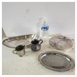 Silverlake Trays And Small Pitchers