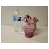 Pink Fenton Hobnob Vase