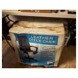 Leather Office Chair. New In Unopened Packaging