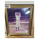 New York Yankees Played Signed Photo - Framed
