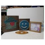 (3) Wooden Decor Signs - Born To Sparkle Unicorn