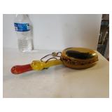 Antique Metal Pull Toy (Duck). Works Fine