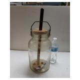 Vintage 1 Gallon Churning Jar