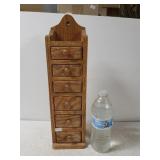 Wooden Wall Hanging Set Of Drawers