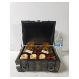 Gin & Scotch Decanter Treasure Chest Set