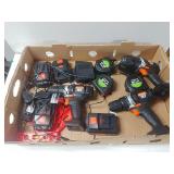 3 Warrior 18v Drills (Work) 4 Batteries &