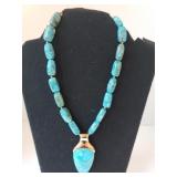 Ladies Barse Turquoise Necklace
