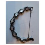 Ladies Bracelet W/ White Stones - Marked CL 925