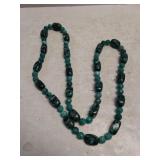 Large Heavy Natural Stone Necklace