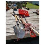 Snow Shovel,  Rake, Shovel And More