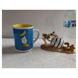 Ducktales Coffee Mug & Smoking Duck Figure