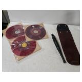 Song Flute W/case & (3) 45 Red Seal