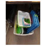 Assortment Of Plastic Storage Containers