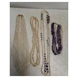 Ladies Bead/pearl-like Necklaces