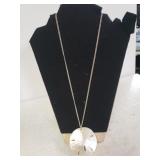 Ladies Sand Dollar Necklace - Marked Germany