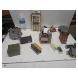 Vintage Toy Building And Cars