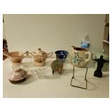 Vintage Pottery,  Glassware And Figures