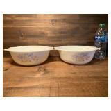 Vintage Pyrex Iris Pattern Mixing Bowls