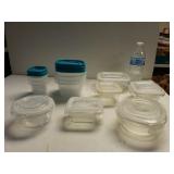 Glass And Plastic Storage Containers
