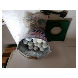 Miller Lite/Orioles Bucket With Golf Balls, Tees