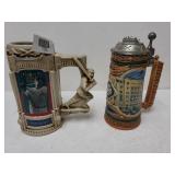 Babe Ruth And Yankee Stadium Beer Steins