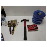 Nails, Nail Storage Case, Hammer And Paint