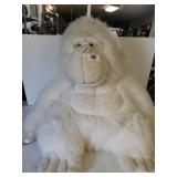 White Stuffed Gorilla