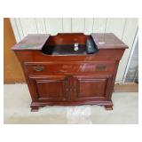 Monitor Dry Sink. Cherry Wood