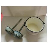 Vintage Farm Pot And Decorative Labels