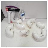 Assortment Of PVC Plumbing Fittings