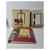 (2) New Recipe Books & Wedding Invitation Set