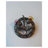 Small Leaf & Acorn Pin - Marked