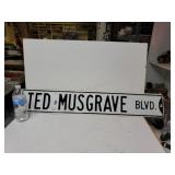 Ted Musgrave Blvd Sign