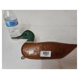 Carved Wooden Duck Wall Decor