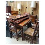 Youngsville Star Mfg. Co Dining Table And Chairs