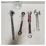 Husky Rachets, Adapter And Wrench