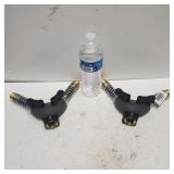 2 Gilmour High Flow Faucet Adapters, 2 Outlets