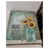 Canvas Sunflower Picture